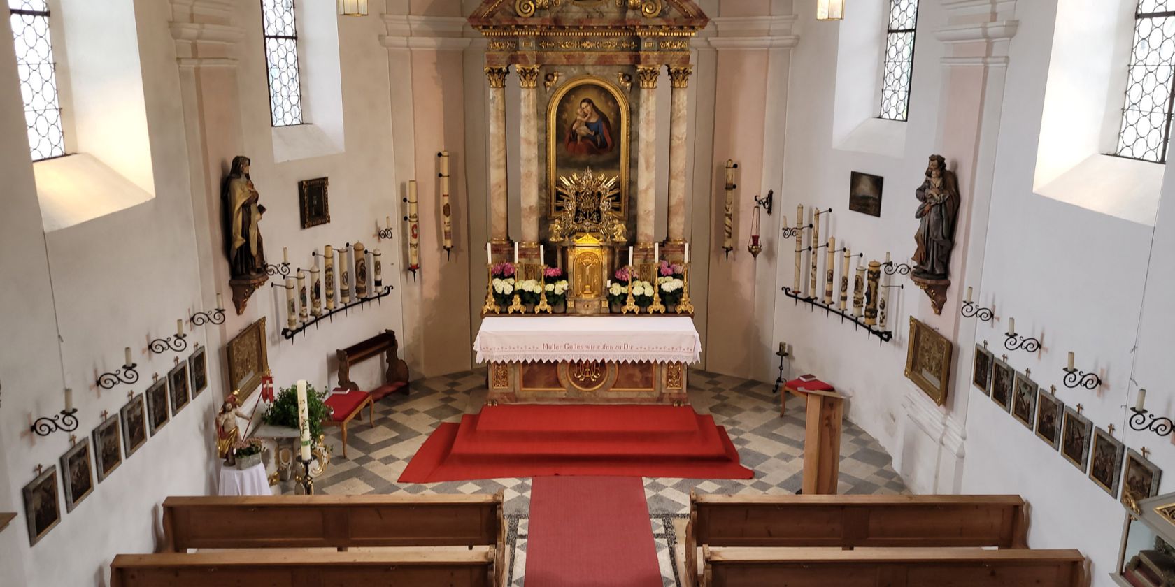 Wallfahrtskirche Maria Mühlberg, © Elisabeth Rambichler Wallfahrtskirche Maria Mühlberg, © Elisabeth Rambichler