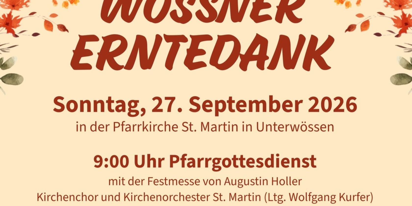 Wössner Erntedank Wössner Erntedank