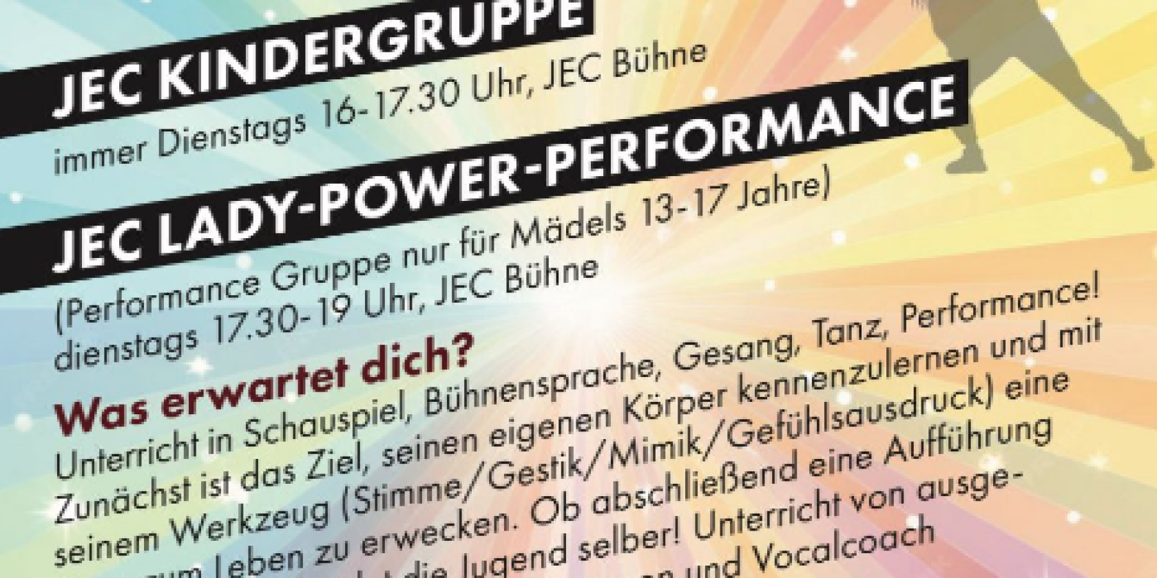 Theatergruppe für Kinder, © Vereinshaus Traunstein Theatergruppe für Kinder, © Vereinshaus Traunstein