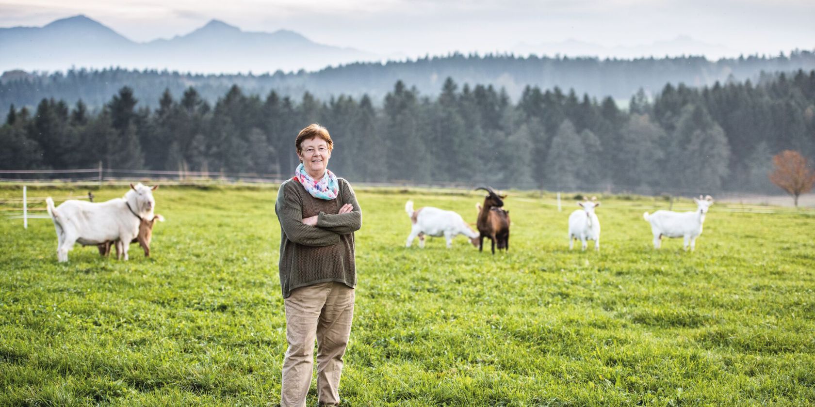 Bei der Ziegenkäserei, © Tourist-Info Waginger See Bei der Ziegenkäserei, © Tourist-Info Waginger See
