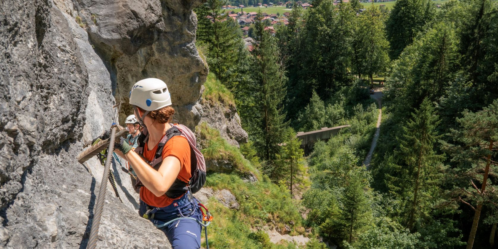 Klettersteig Reit im Winkl, © Tourist Information Reit im Winkl - Emmert Klettersteig Reit im Winkl, © Tourist Information Reit im Winkl - Emmert