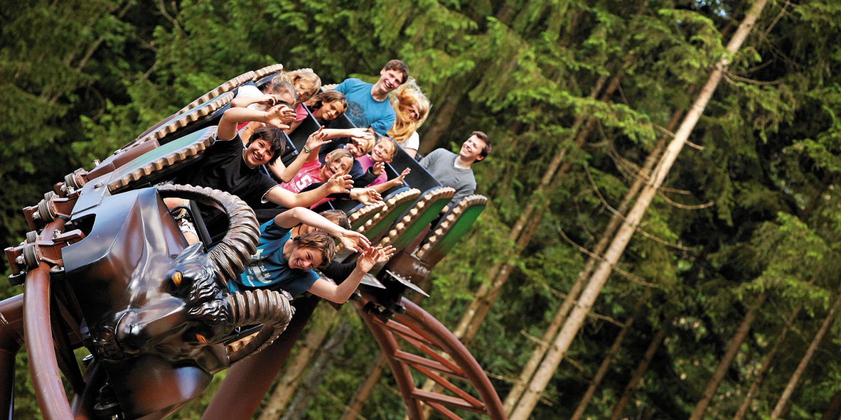 Gipfelstürmer im Freizeitpark Gipfelstürmer im Freizeitpark