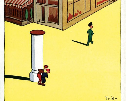 Titelillustration Emil und die Detektive von Erich K&auml;stner, &copy; Walter Trier