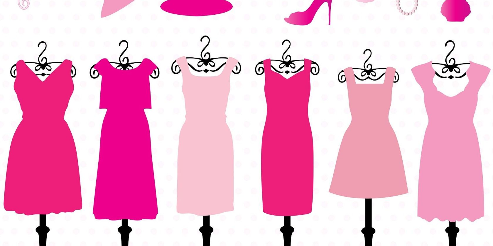 Pinke Kleider